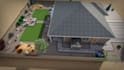 design layout 2d, landscape garden, backyard, pool