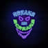 design neon signs logo and texts