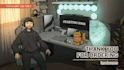 draw custom screen or banner for twitch or youtube or lofi