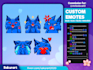 make cool custom emotes and badges for twitch, kick, tiktok, youtube, facebook