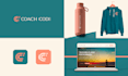 design a minimalist logo with full brand identity