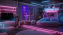 do concept art or 3d background for a game, visual novel, or stream