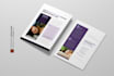 design premium corporate brochure