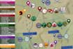 design vector 2d and isometric maps for events