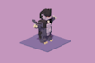create 3d voxel art models for video games and their animations
