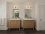 do modern 3d bathroom interior design and photorealistic rendering