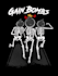 draw skull skeleton illustration for t shirt logo design