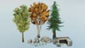 create stylized game assets, cartoon models props and asset packs 3d