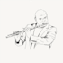 draw your minimalistic portrait in outline