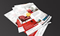 create flyer and modern graphic design for digital and print