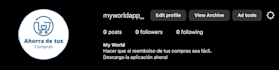 create a fb or ig page for your brand