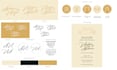 do a complete elegant wedding invitation handwritten logo