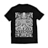 create design t shirt illustration horror black white