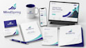 do professional modern minimalist business logo design