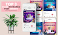 design professional instagram posts and instagram ads
