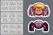 create 2d monsters and creatures for your video game art
