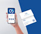 make a modern, clean, and professional business card design