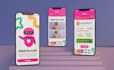 do figma UI UX design for a mobile app