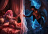 paint a character illustration in a fantasy world