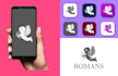 design modern professional clean app logo or app icon