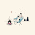 create vector doodle flat illustration in my style