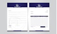 design a professional letterhead in ms word