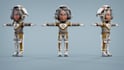 create 3d model character and avatar for animation and games