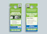 do door hanger design for cleaning, real estate, roofing, solar, lawn care