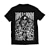 create design t shirt illustration horror black white
