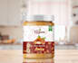 do modern jar, peanut, honey, spread jam bottle label design