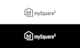 design modern minimal logo with copyrights