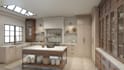 do kitchen interior design and 3d modelling