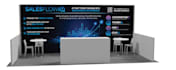 design trade show booth graphics, backdrops, banners