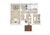 redraw floor plan 2d and 3d for real estate agent