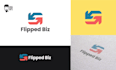 do professional flat minimalist logo design