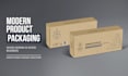 design modern, luxury product packaging box and labels