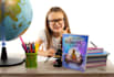 create 5 different children 3d book mockup