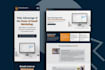create a wordpress website design using oxygen or bricks builder