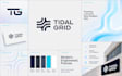 do modern minimalist business logo design with copyright
