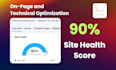 do onpage seo optimization shopify wix squarespace webflow website audit expert