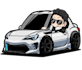 draw your car with chibi cartoon tooned style