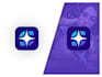 design 2 creative mobile app icon logo for android IOS