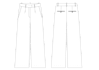 create professional technical illustration,fashion flat, cad