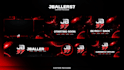 design a twitch overlay, panels, offline screen and more