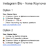 write an optimized instagram bio to attract followers