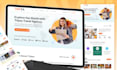 do figma website design and landing page UI UX design
