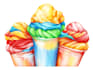 create food illustration in my style