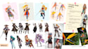 create professional character design project art deco style