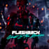 create 80s retro, synthwave cover art
