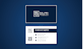create a professional custom business card design